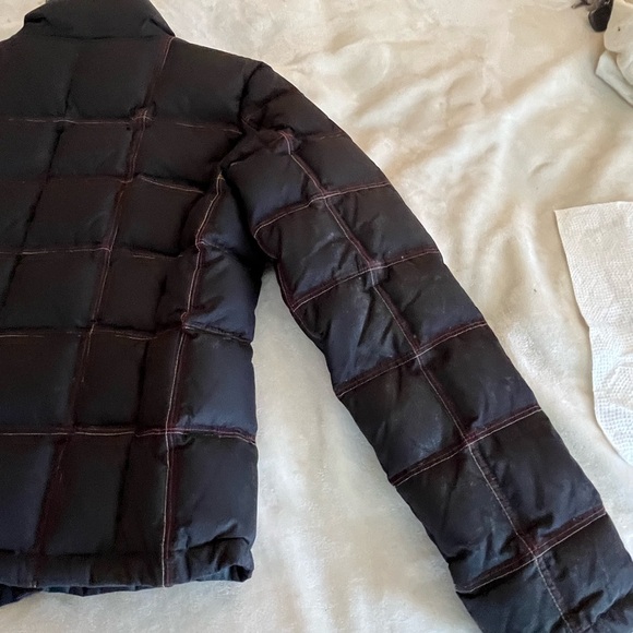 Kenneth Cole Reaction Black Down Puffer Coat Jacket sz Small - Picture 6 of 7